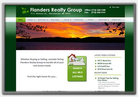 Real Estate Web Designs by Northwoods Web Designs