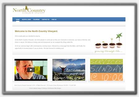 Affordable Church Website Designs by Northwoods Web Designs