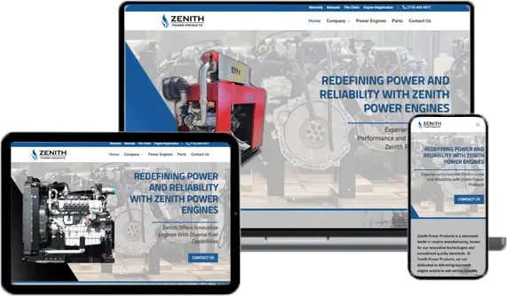 Industrial and Manufactoring Website Design Services - Northwoods Web Designs